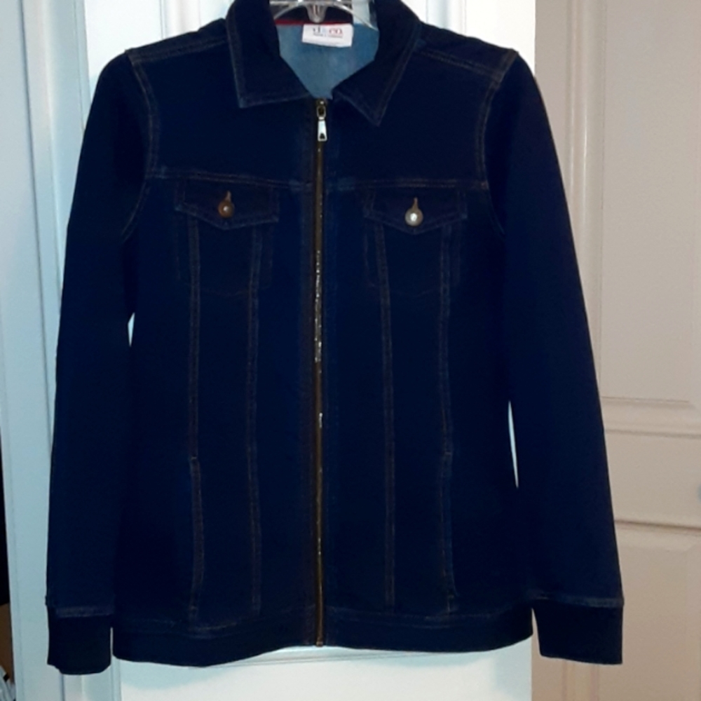 Denim&Co. Women's Jean Jacket. #fallchic
